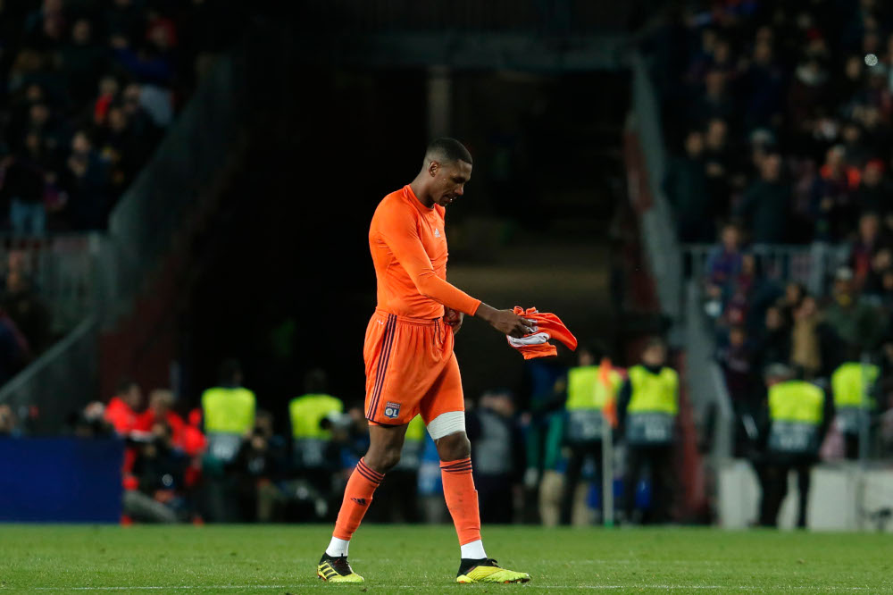 Lyonu00e2u20acu2122s Brazilian defender Marcelo reacts af the end of the Uefa Champions League round of 16, second leg football match between FC Barcelona and Olympique Lyonnais at the Camp Nou stadium in Barcelona March 13, 2019. u00e2u20acu201d AFP pic 